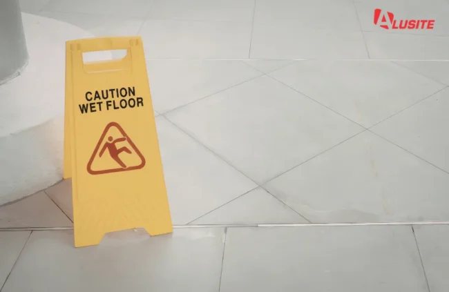 รวม 8 วิธีแก้ปัญหาพื้นห้องน้ำลื่น