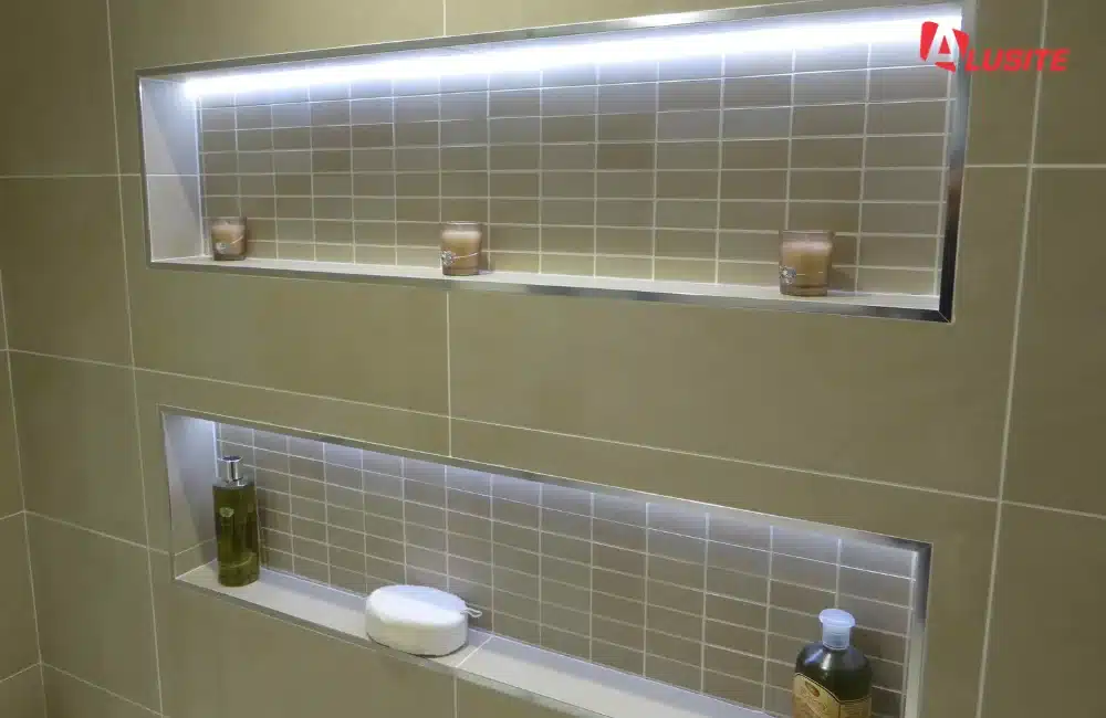 ผลงานการติดตั้งคิ้วกระเบื้อง LED