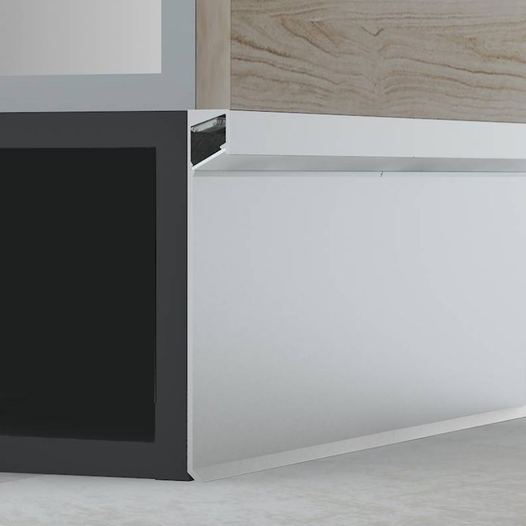 Aluminium Self Adhesive Skirting for LED light Alusite Lightning series Aluminium Self Adhesive Skirting for LED light Alusite Lightning series