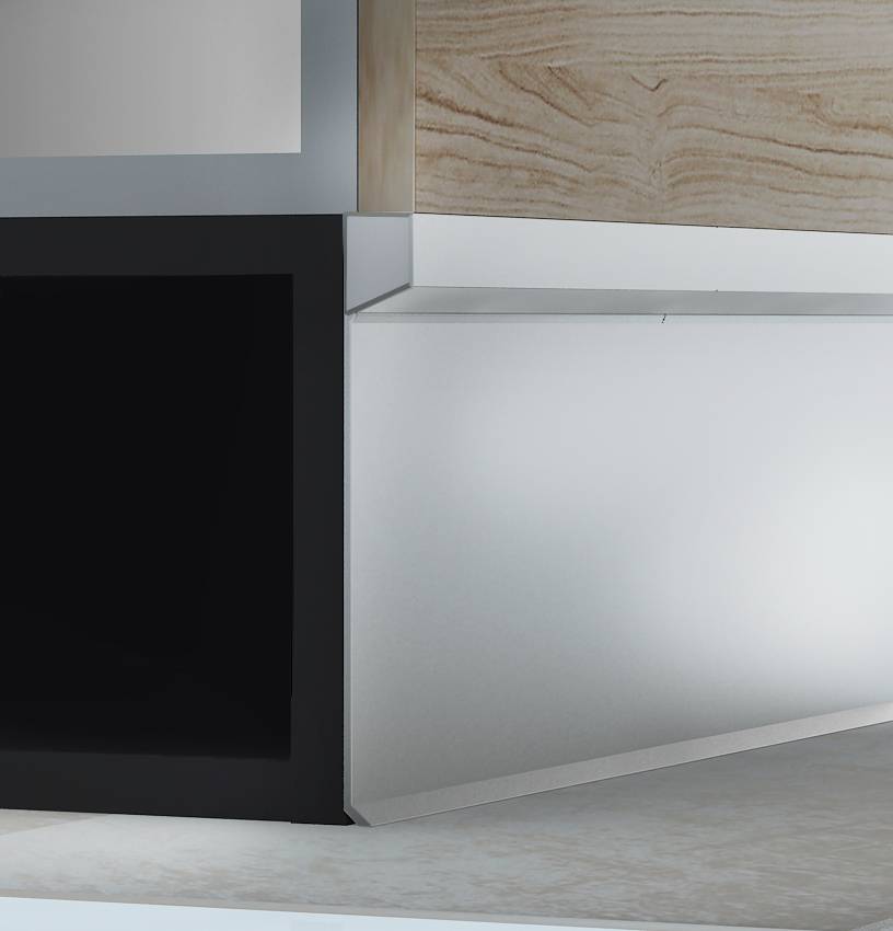 Aluminium Self Adhesive Skirting for LED light Alusite Lightning series