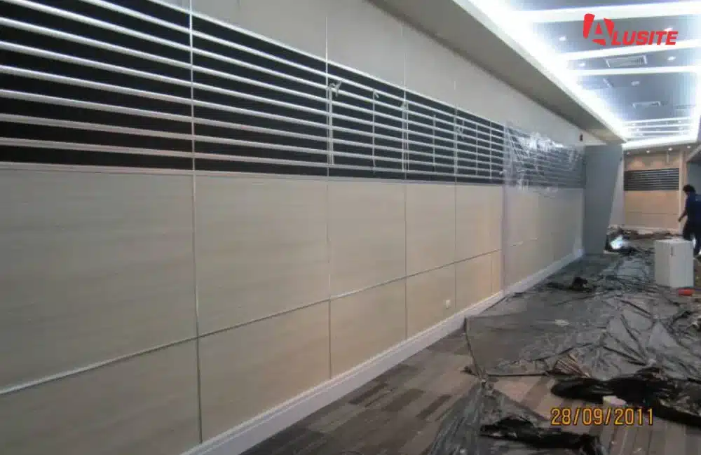 ผลงานการติดตั้งกรุยเชิงอลูมิเนียม 3