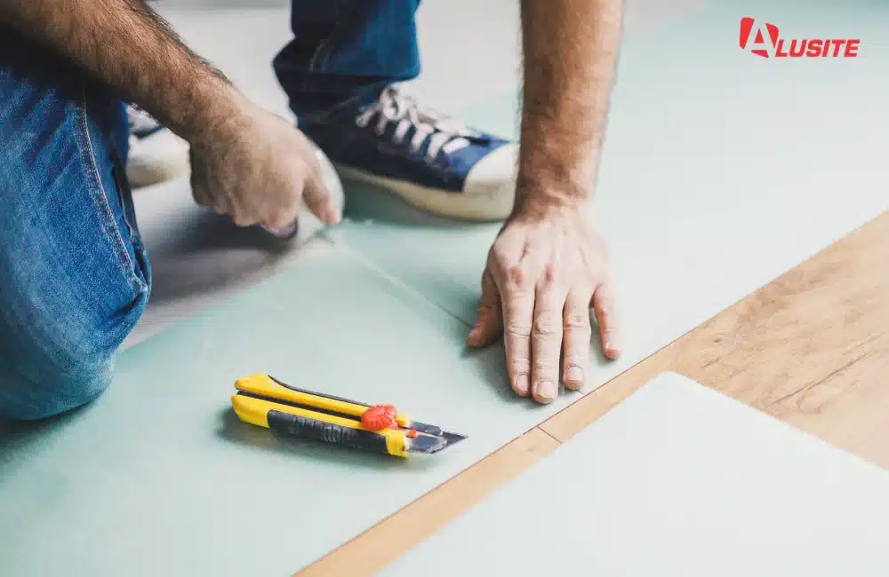 การตรวจสอบพื้นที่ก่อนปูพื้นลามิเนต