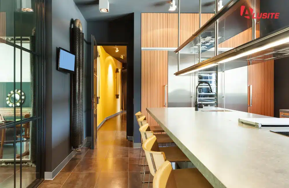 ผลงานการติดตั้งบัวพื้นอลูมิเนียม 5