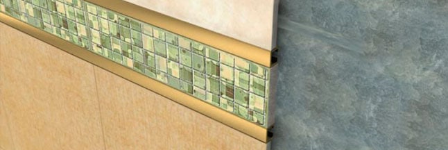Aluminium listello (border) Alusite LA series 