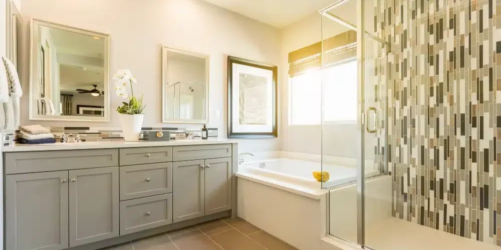 รวม 20 ไอเดียตกแต่งห้องน้ำคอนโดให้สวยและดูกว้างขึ้น