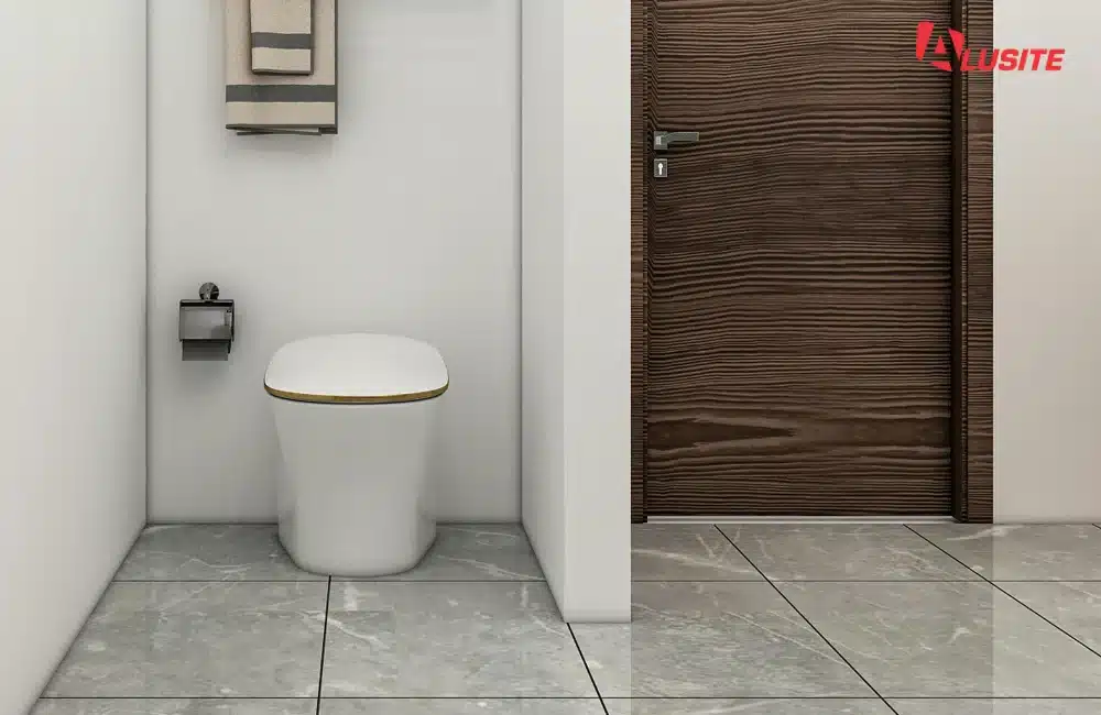 ใช้ยาแนวสีเข้มตัดกับกระเบื้องสีอ่อน