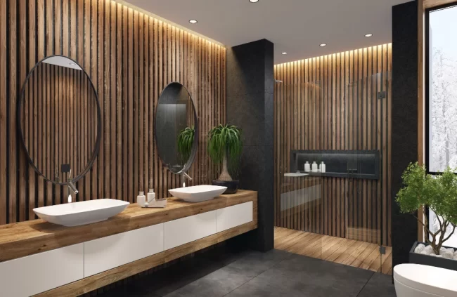 20 ไอเดียเปลี่ยนห้องน้ำธรรมดาให้เป็นห้องน้ำสวยๆ หรูๆ