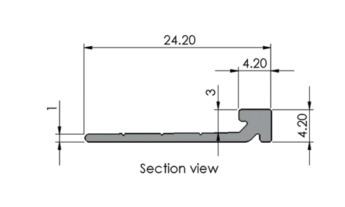 Aluminium Vinyl Trim Alusite Aluminium Vinyl Trim Alusite