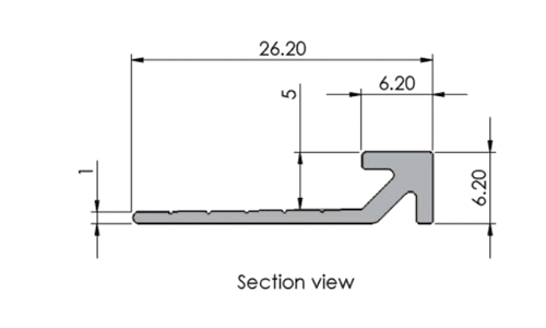 Aluminium Vinyl Trim Alusite Aluminium Vinyl Trim Alusite