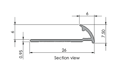 Aluminium Vinyl Trim Alusite Aluminium Vinyl Trim Alusite