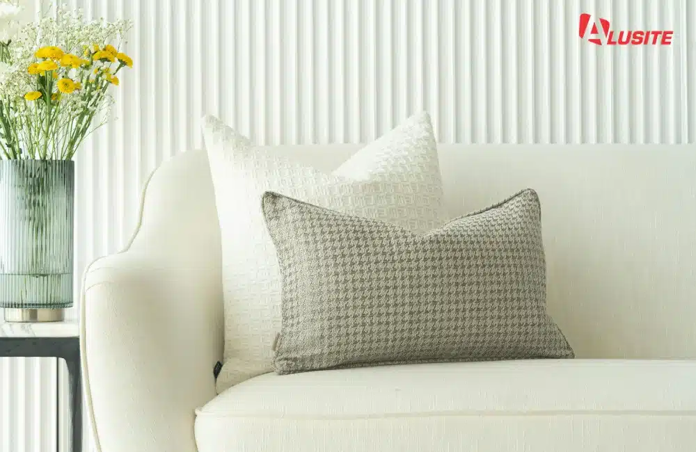 เปลี่ยนปลอกหมอนอิงหรือผ้าคลุมโซฟา