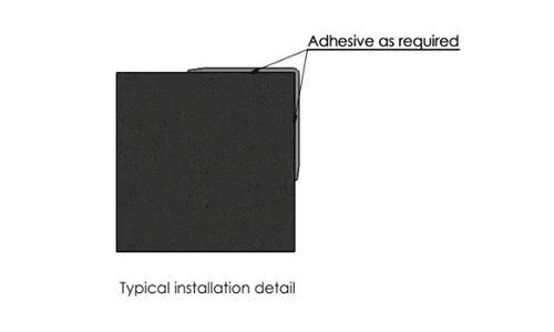 Aluminium Self Adhesive Wall Guard Alusite CP series Aluminium Self Adhesive Wall Guard Alusite CP series