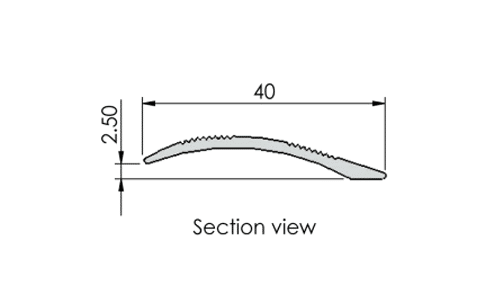 Aluminium Ramp Transition Profile Alusite Aluminium Ramp Transition Profile Alusite