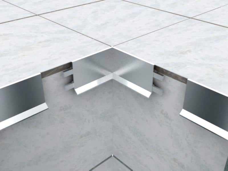 Aluminium Balcony Tile Trim Alusite BLAA series