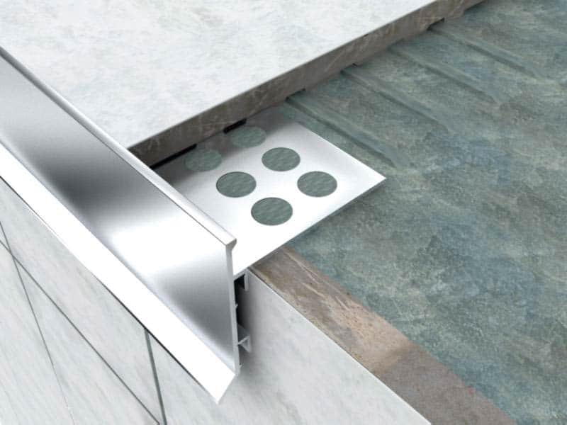 Aluminium Balcony Tile Trim Alusite BLAA series