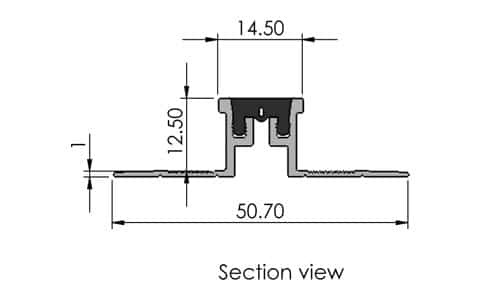 Aluminium Movement Joint Alusite PU-JOIN & EJ series Aluminium Movement Joint Alusite PU-JOIN & EJ series