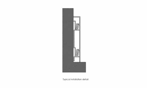 Aluminium Quick Clip Skirting Alusite SK series Aluminium Quick Clip Skirting Alusite SK series