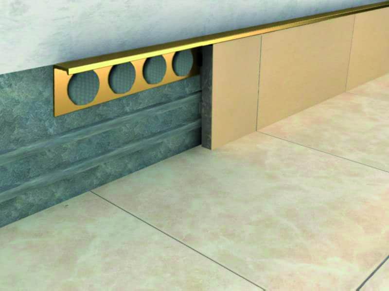 Aluminium Straight Tile Trim Alusite TSD series