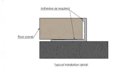 Aluminium Straight Tile Trim Alusite TSD series Aluminium Straight Tile Trim Alusite TSD series