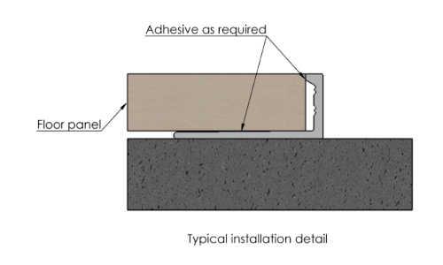 Aluminium Straight Tile Trim Alusite TSD series Aluminium Straight Tile Trim Alusite TSD series
