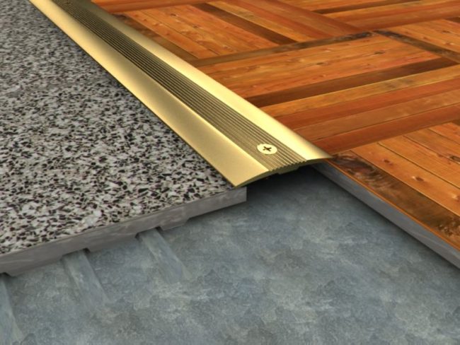 Aluminium Even Floor Transition Profile Alusite
