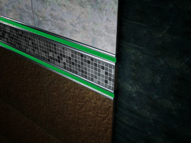 Aluminium Illuminating Listello & Border Alusite