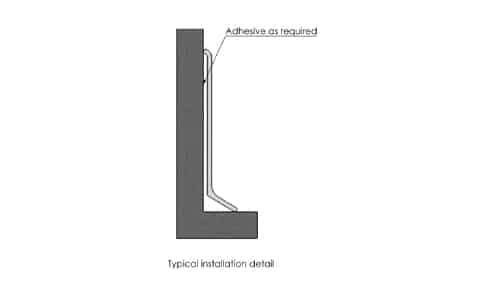 Aluminium Self Adhesive Skirting Alusite SK series Aluminium Self Adhesive Skirting Alusite SK series