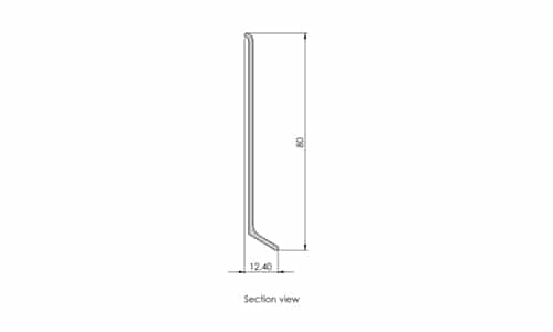 Aluminium Self Adhesive Skirting Alusite SK series Aluminium Self Adhesive Skirting Alusite SK series