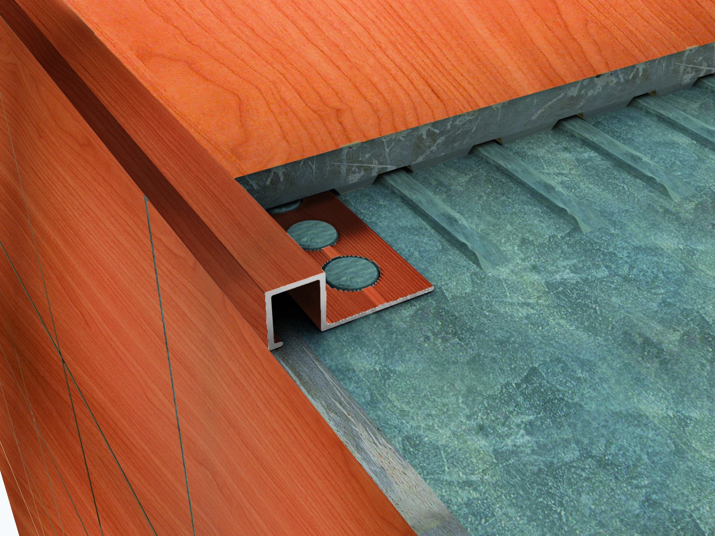 Aluminium Square Tile Trim Alusite TSAP series