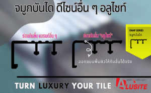 เปรียบเทียบ จมูกบันได SNAP SERIES